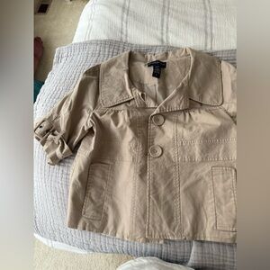 Banana Republic jacket, tan/khaki